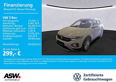 VW T-Roc Volkswagen Life 1.5 TSI DSG LED Navi RFK SHZ VC AHK