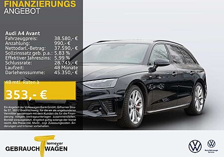 Audi A4 40 TFSI Q 2 x S LINE LM19 KAMERA NAVI+