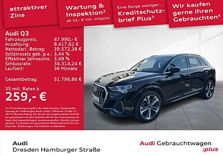 Audi Q3 40 TFSI S line quattro Matrix Navi AHZV