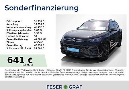 VW Tiguan Volkswagen 2.0 TDI R-Line DSG 360° Black Matrix Pano