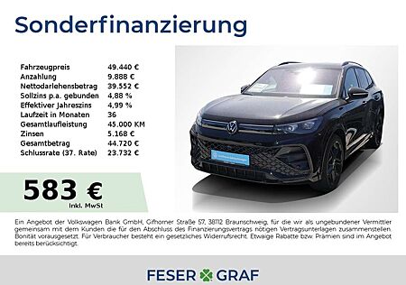 VW Tiguan Volkswagen 2.0 TDI R-Line DSG 360° Black Matrix Pano