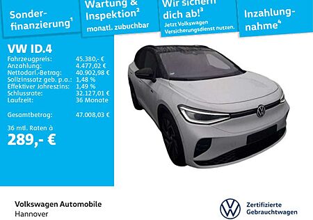 VW ID.4 Volkswagen GTX 4Motion Navi AHK Pano Kamera HUD WP ACC