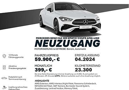 Mercedes-Benz CLE 300 4M/AMG-LINE/PANO/NIGHT/360°