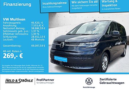 VW T7 Multivan Volkswagen Life 2.0 TDI DSG 7S AHK HuD LEDER