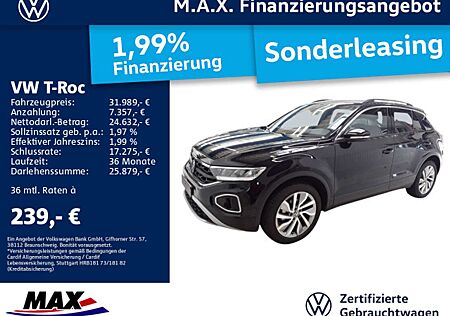 VW T-Roc Volkswagen 1.5 TSI DSG GOAL LED+NAVI+AHK+KAMERA+