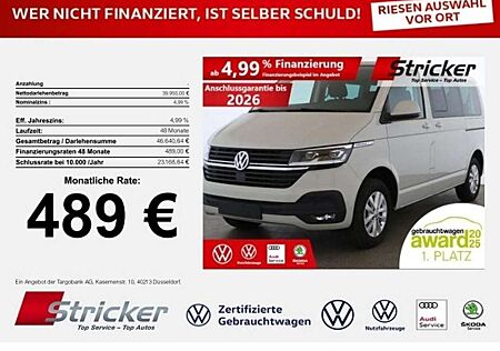 VW T6 Caravelle Volkswagen 2.0TDI kurz 489,-ohne Anzahlung Parkpilot Navi
