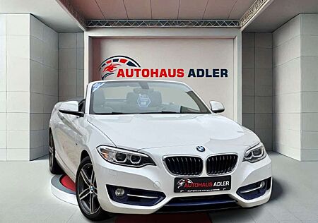 BMW 218 i CABRIO SPORT LINE*1HD*NAV*PDC*XEN*LED*SH*E6
