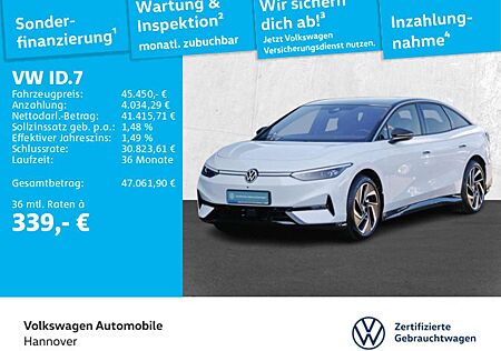 VW ID.7 Volkswagen Pro Navi AHK Pano LED ACC PDC SHZ