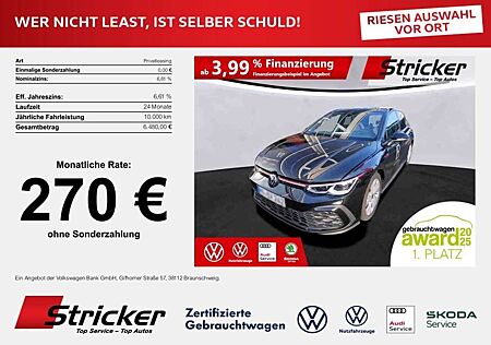 VW Golf Volkswagen GTI 2.0TSI DSG 270,-ohne Anzahlung Pano Head-up