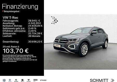 VW T-Roc Volkswagen 1.5 TSI DSG STYLE*LED*AHK*PDC*SHZ*NAVI*KLI