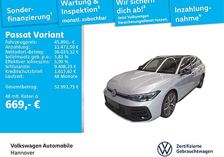 VW Passat Variant Volkswagen 2.0 TDI DSG R-Line 4M Navi AHK Pa