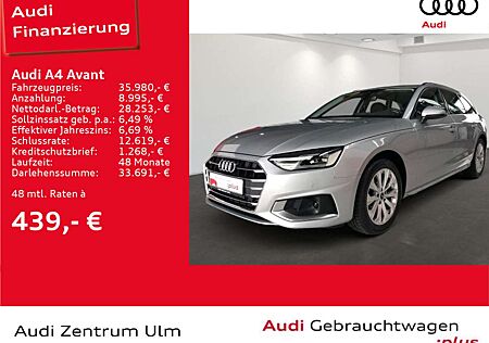 Audi A4 advanced 35 TFSI S tronic BUSINESS NAV+