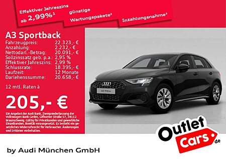 Audi A3 40 TFSI e S tronic Navi+/Virtual+