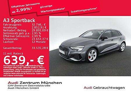 Audi A3 45 TFSI e S tronic S line B&O/AHK/