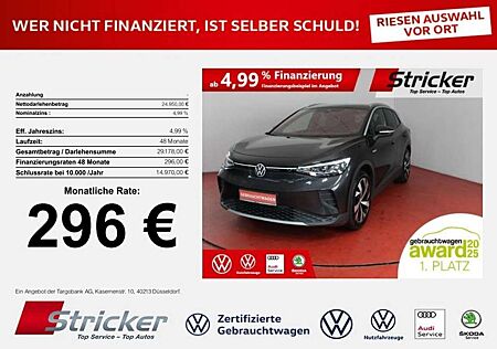 VW ID.4 Volkswagen 1st 150/77 296,-ohne Anzahlung AHK ACC Kamera