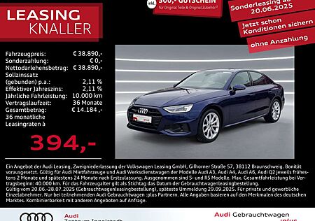 Audi A4 Limousine 40 TDI qu NAVI Kamera 18" Advanced