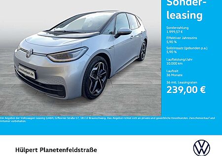 VW ID.3 Volkswagen Pro Performance PANO KAMERA NAVI ALU19