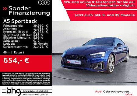 Audi A5 40 TFSI quattro S-Line Matrix Virtu