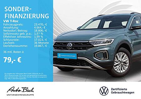 VW T-Roc Volkswagen 1.0 TSI Life, Navi, LED, App-Connect, Digi