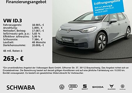 VW ID.3 Volkswagen Pure Performance *R-KAM*LED*NAVI*LANE*18''*