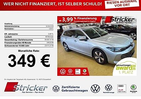 VW Passat Variant Volkswagen Elegance 2.0TDI 349,-ohne Anzahlung AHK Travel
