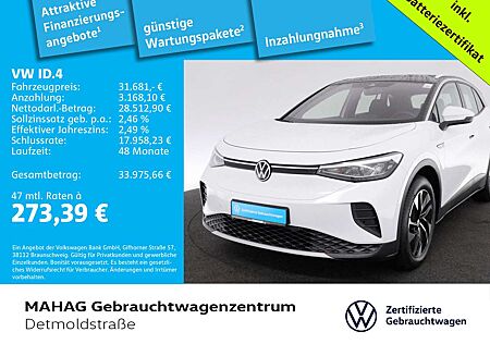 VW ID.4 Volkswagen Pro Performance CCS AHK Navi LED Alu18Hamar