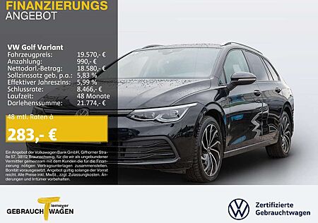 VW Golf Variant Volkswagen 2.0 TDI DSG LIFE LED+ LM17 AHK