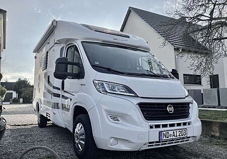 Caravans-Wohnm Fiat Wohnmobil Teilintegriert Orange Camp