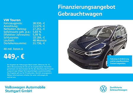 VW Touran Volkswagen 2.0 TDI Highline DSG Navi AHK Kamera