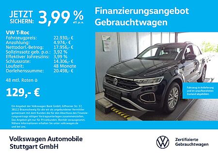 VW T-Roc Volkswagen Life 1.0 TSI Navi LED PDC SHZ