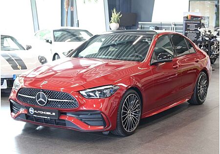 Mercedes-Benz C 200 AMG Line R.Kamera+Pano+AppleCarPl+Designo