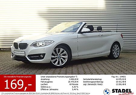 BMW 218 i Cabrio Sport Line Xenon Navi HiFi Sportsitz