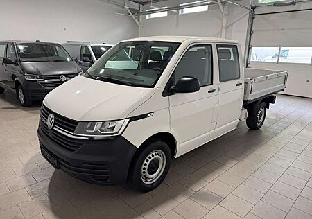VW T6 Transporter Volkswagen T6.1 Transporter T6.1 Pritsche-Doka (6-Si.),lang,Klima,Radio
