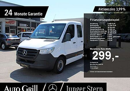 Mercedes-Benz Sprinter 214 DOKA Pritsche Plane AHK Klima 3Sitz