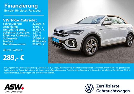 VW T-Roc Volkswagen R-Line 1.5 TSI DSG Navi LED AHK