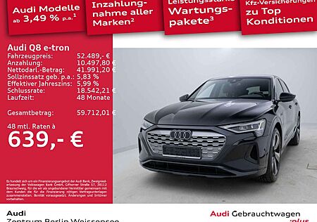 Audi Q8 e-tron 50*QUA*ADVANCED*LED*NAVI*RFK*LUFT*SHZ*
