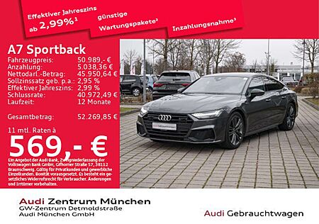 Audi A7 50 TFSI e qu. 2x S line Laser/AHK/N