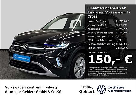 VW T-Cross Volkswagen Life 1.0 TSI ACC IQ.Light Navi über CarPlay