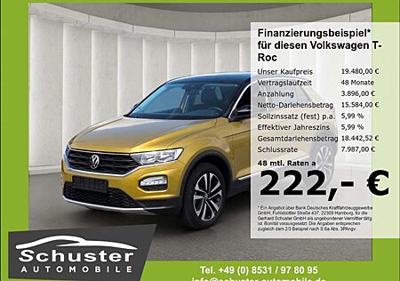 VW T-Roc Volkswagen UNITED 1.0TSI*Navi SHZ VKZ-Erk PDCv+h 17*