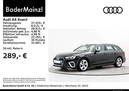 Audi A4 35 TFSI S tronic S line Navi ACC Leder