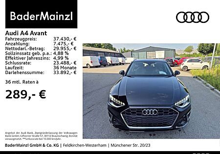 Audi A4 35 TFSI S tronic S line Navi ACC Leder