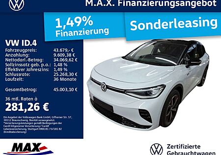 VW ID.4 Volkswagen GTX 4M IQ.LIGHT+PANO+AHK+KAMERA+360°+HARMAN