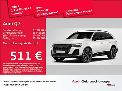 Audi Q7 50 TDI qu. Pano/7-Sitzer/AHK/B&O