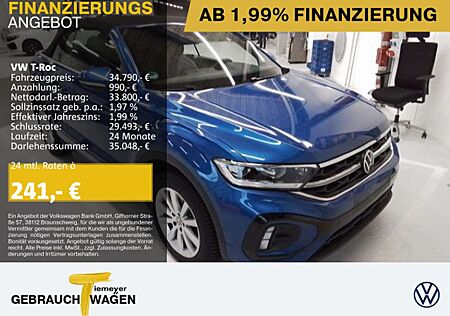 VW T-Roc Volkswagen Cabrio 1.5 TSI DSG R-LINE LM19 STHZG MATRI
