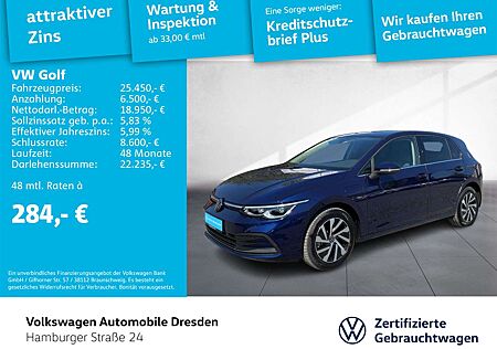 VW Golf Volkswagen VIII Style 1.4 TSI DSG e-Hybrid LED APP PDC