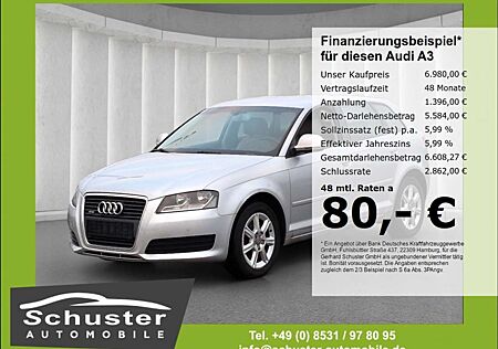 Audi A3 Sportback quattro 2.0TFSI*S-tron Leder Tempo