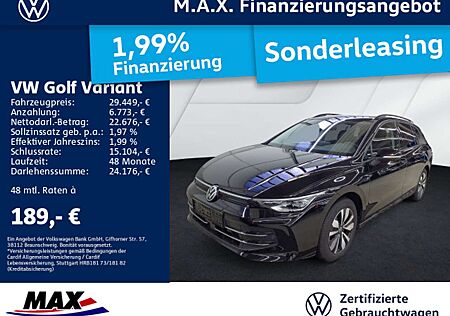 VW Golf Variant Volkswagen Golf VIII Variant 2.0 TDI DSG GOAL IQ.LIGHT+AHK+