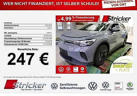 VW ID.4 Volkswagen Pure Performance 247,-ohne Anzahlung Navi Einpark