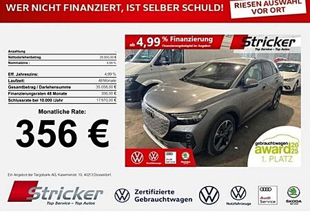 Audi Q4 e-tron quattro 356,-ohne Anzahlung Navi LED-Matrix