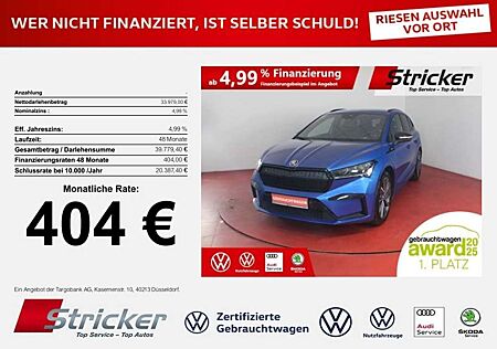 Skoda Enyaq iV80x Sportline 404,-ohne Anzahlung AHK Navi